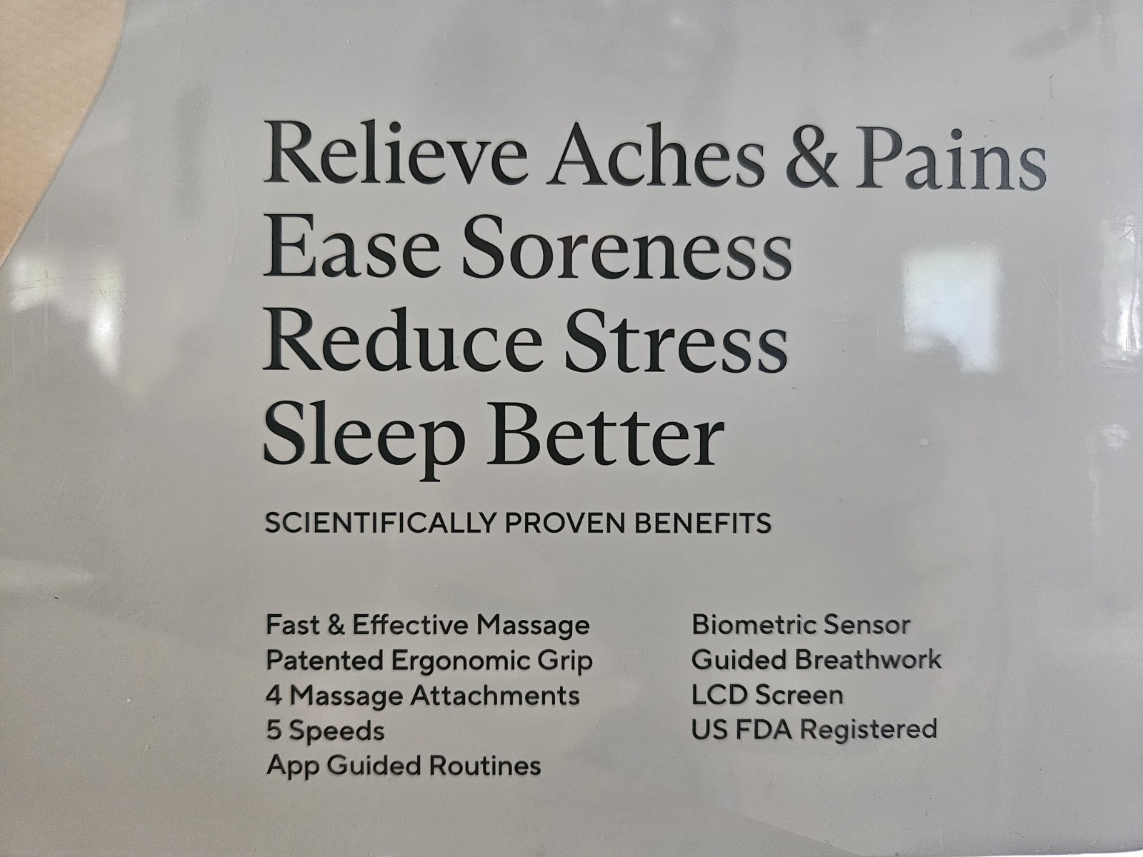 Therabody Wellness Theragun Sense Massager Black, New in Factory Wrap