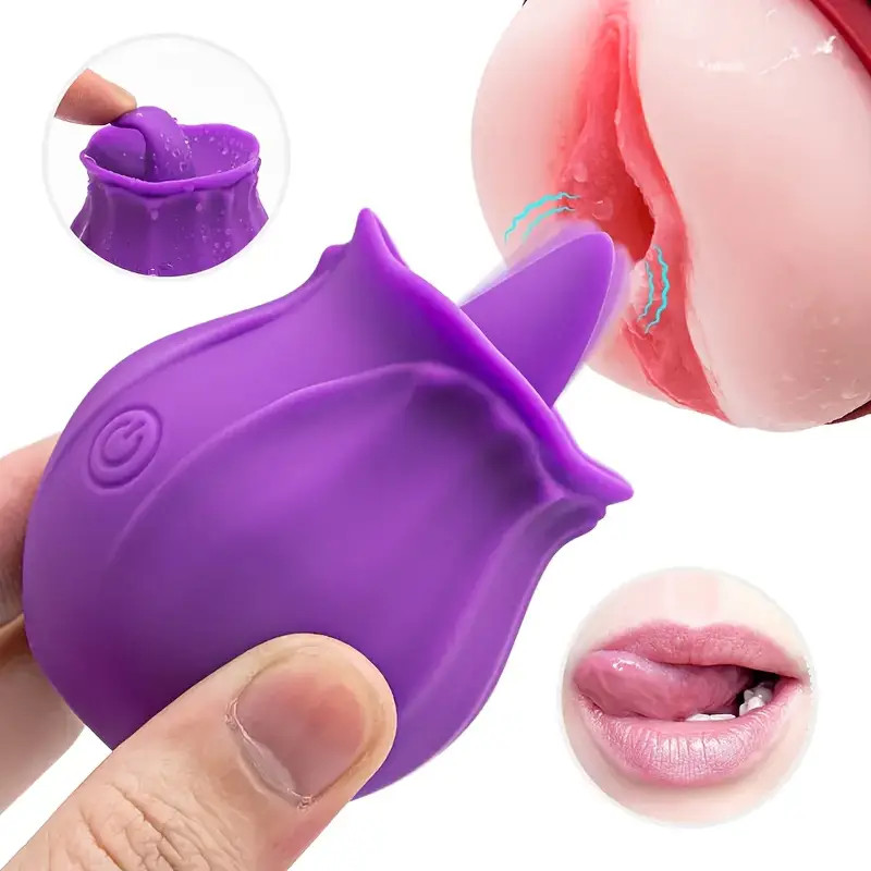 Multispeed Suction-Flower-Vibrator-Pump-Sucker-Massager Mute Women Waterproof