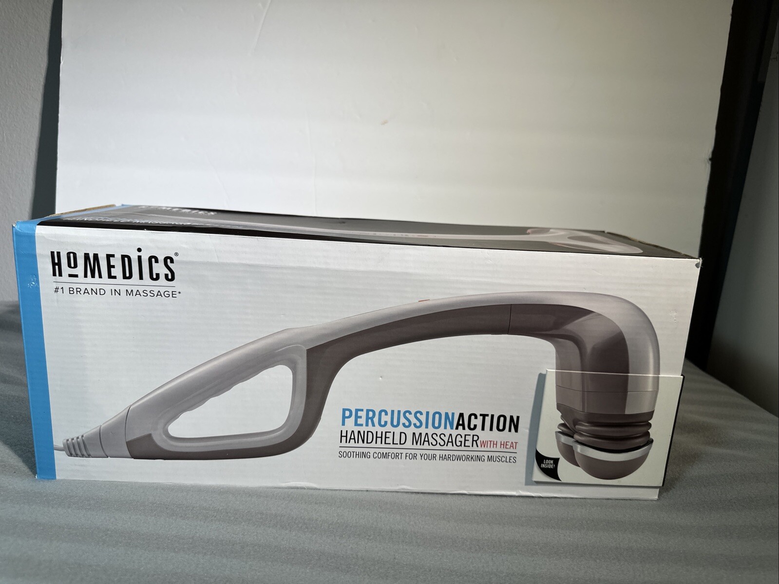 Homedics Dual Node Percussion Massager With Heat Model HHP-351H COMPLETE
