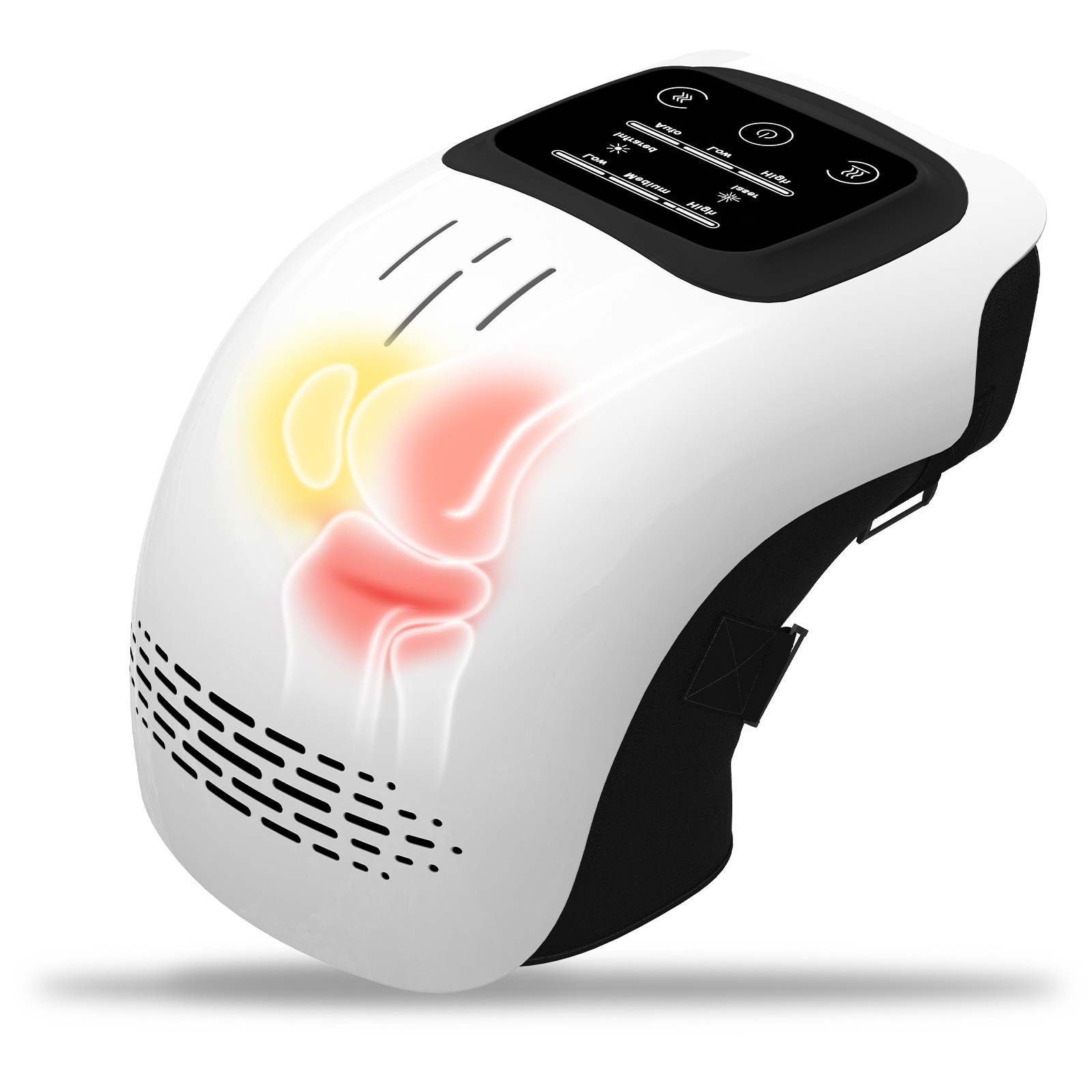 Heated Knee Massager Infrared Vibration Pain Relief Therapy Knee Support