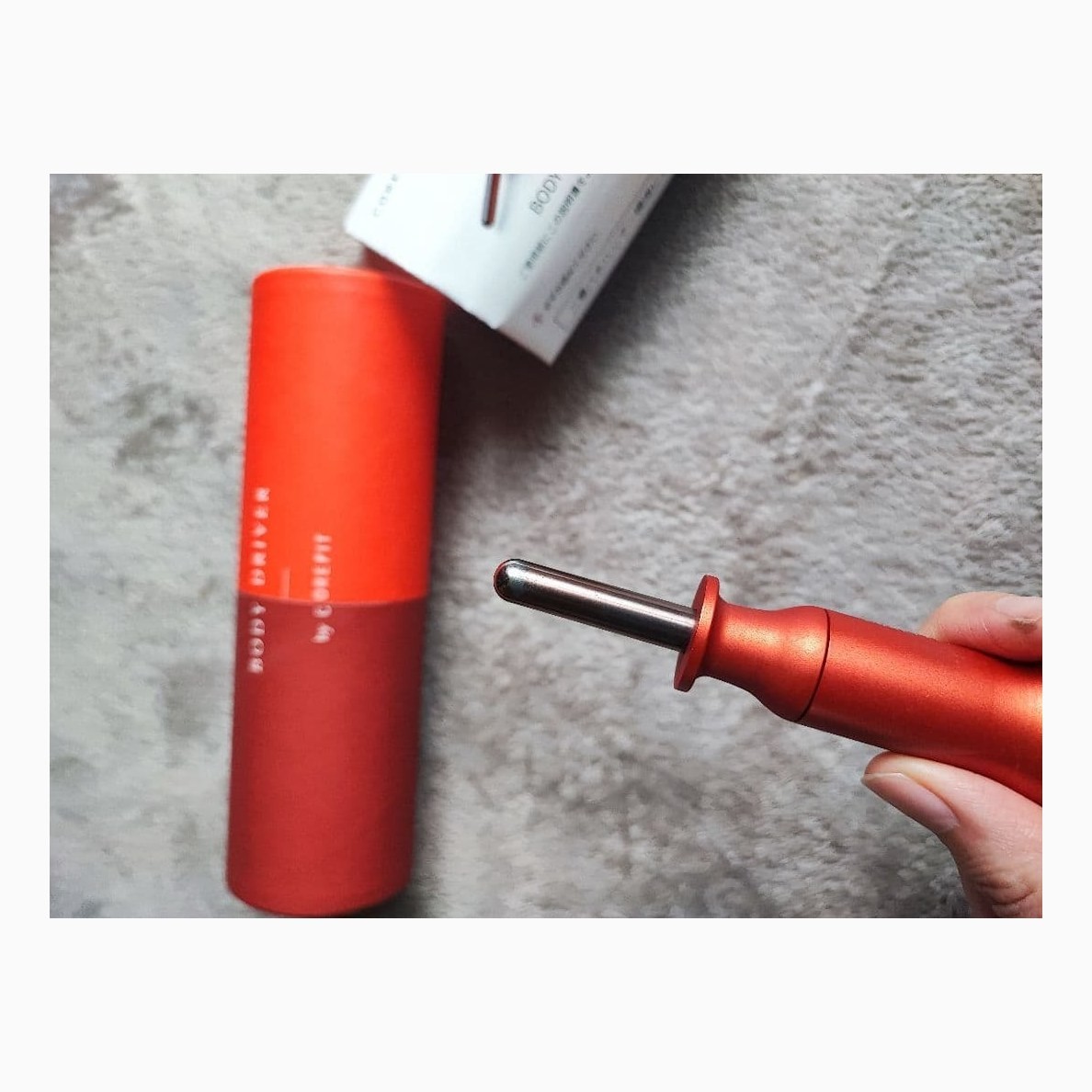 COREFIT BODY DRIVER Handy Massage Care Device Orange From Japan Tested