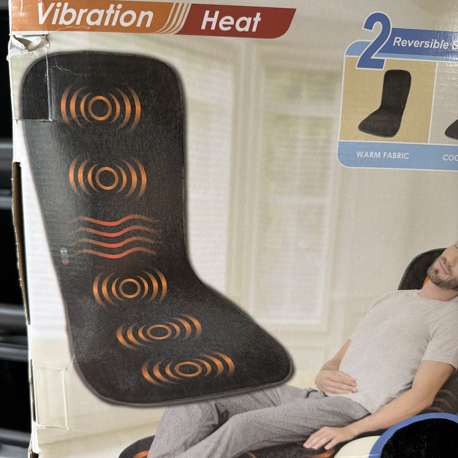 HealthTouch Full Body Massage Mat Heated Vibrating Reversible 3 Zone New See Pic