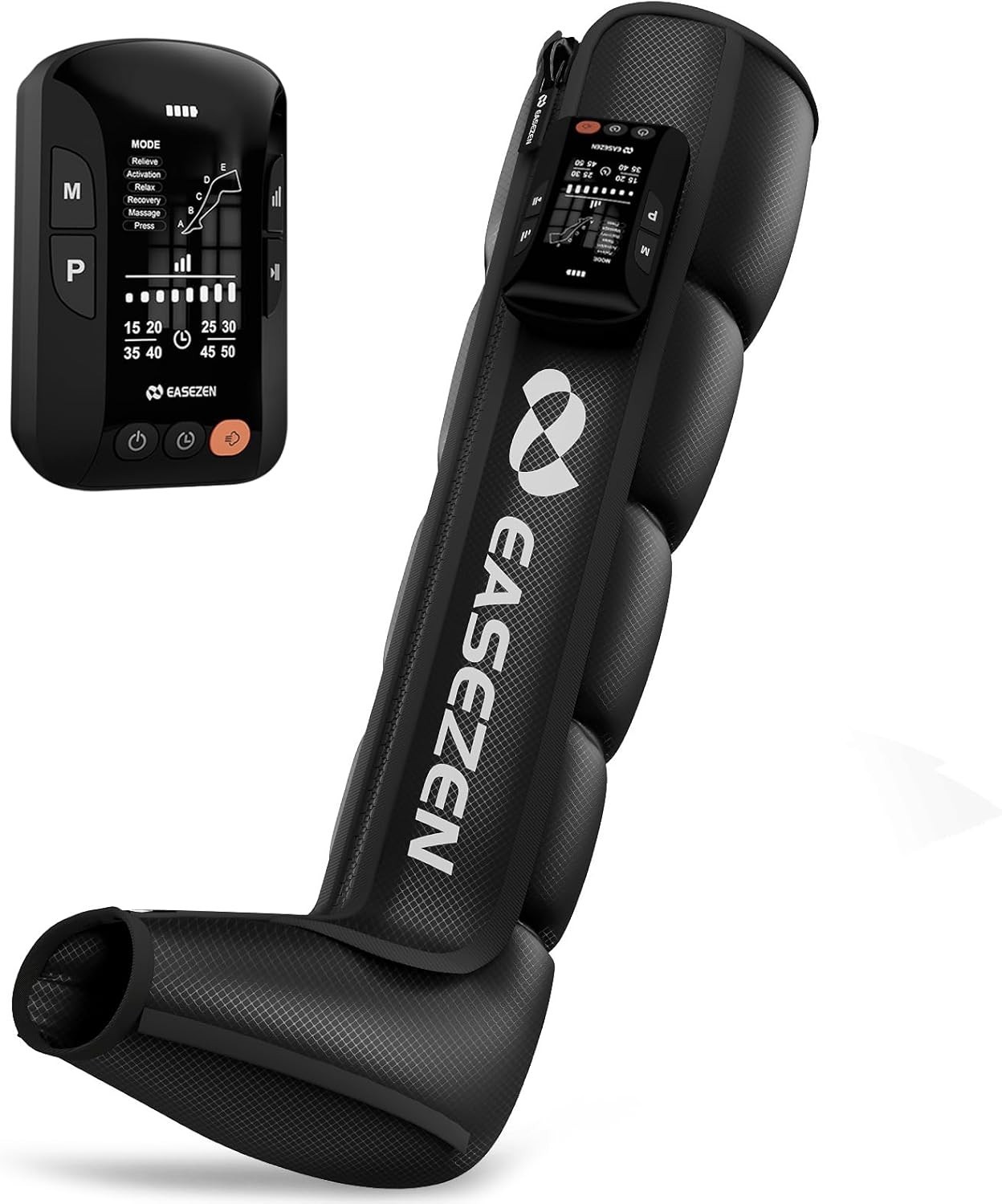 Cordless Leg Compression Massager for Circulation and Pain Relief FSA, 5 Chamber