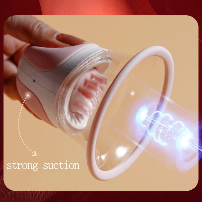 Nipple Enlargement Suction Pump Vacuum Sucker Breast Enhancer Massager Vibrater&