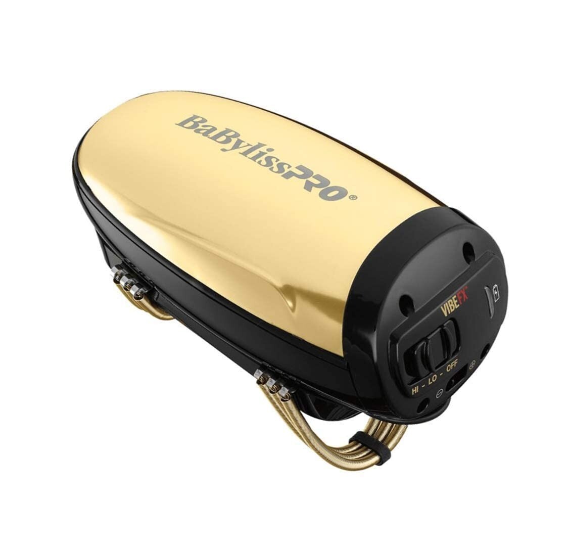 BaByliss PRO VIBEFX Cord/Cordless Massager – FXSSMG – Gold