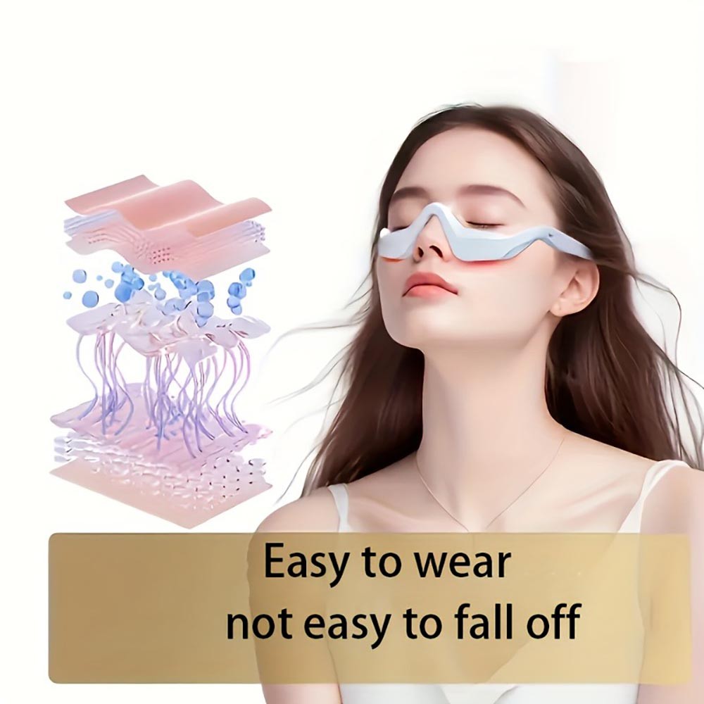 Soothing Compact Portable Rechargeable Easy-To-Use Skin-Friendly 3D Eye Massager