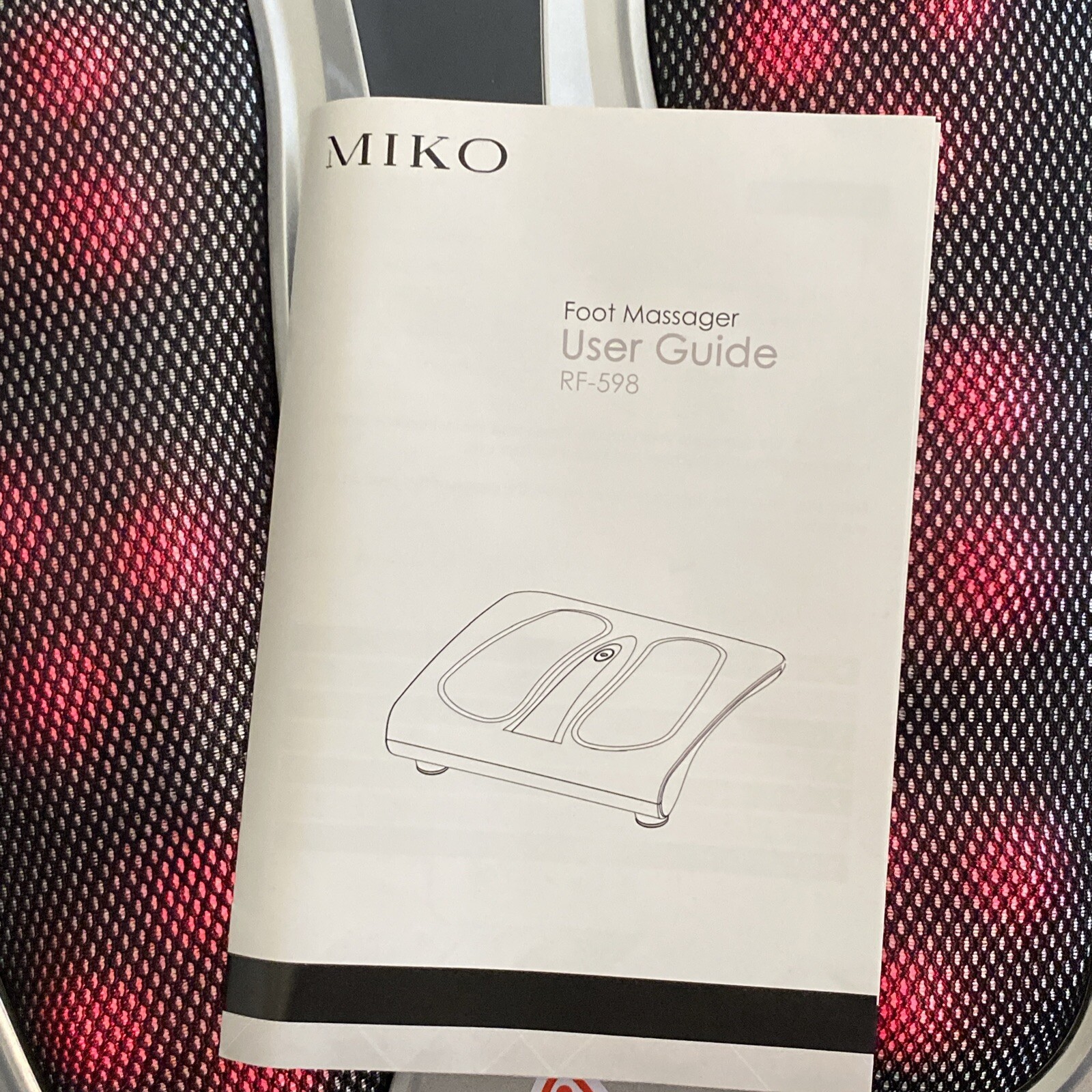 Miko Shiatsu Kneading Foot Massager / Deep Kneading / Freestanding / Heated