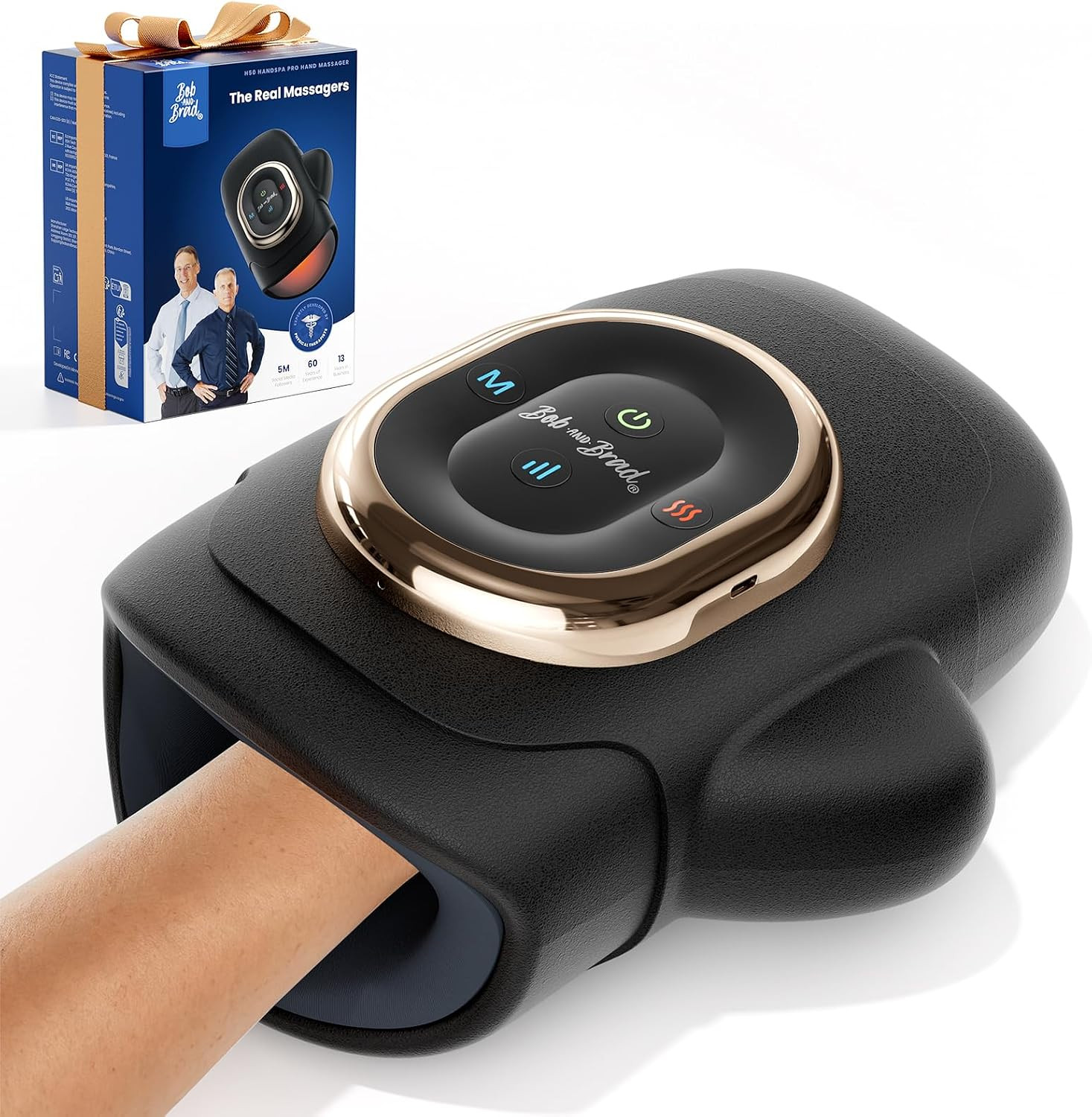 Hand Massager with Heat and Compression, Individual Fingers, Upgraded, FSA-HSA E