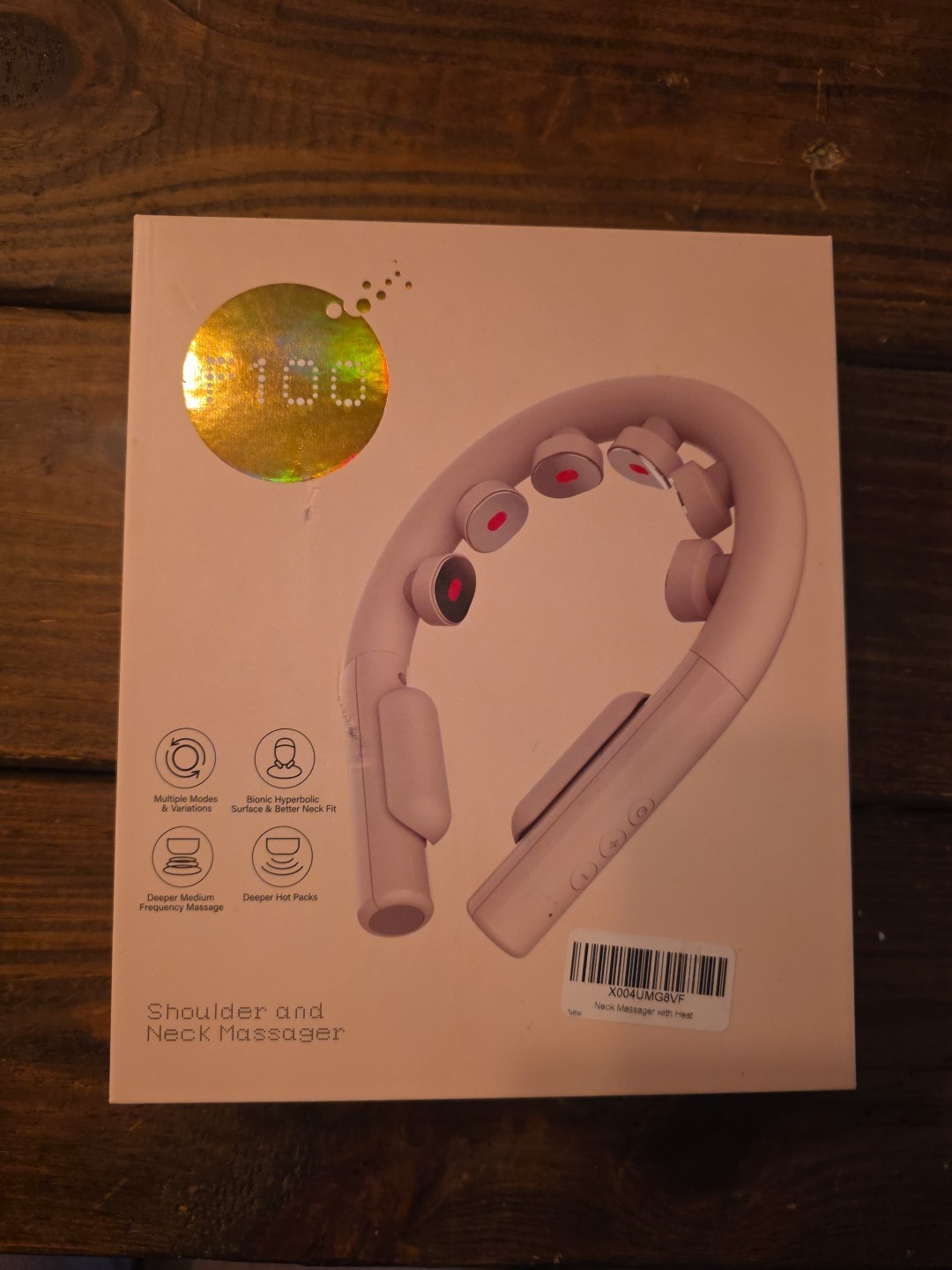 Neck Massager with Heat for Deep Tissue Pain Relief, Soothing Neck Massager Sage