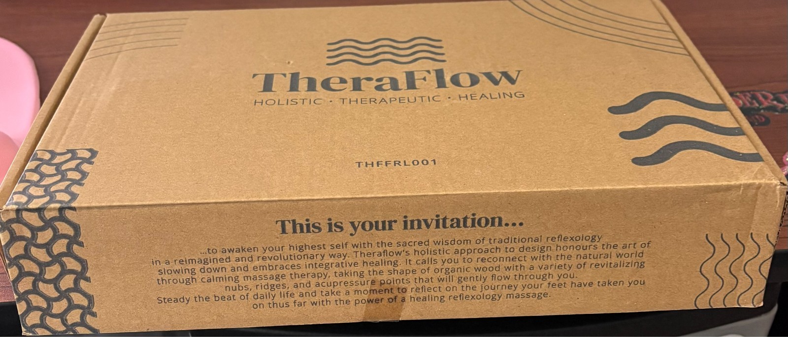 TheraFlow Foot Massager with Reflexology Chart