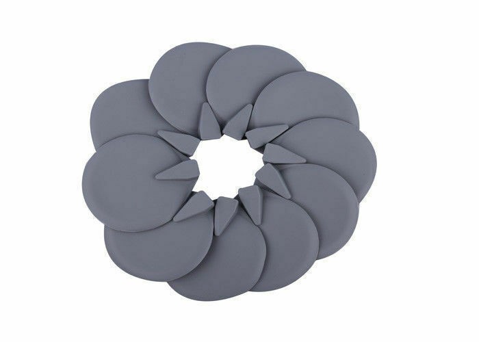 Round Rubber Reusable Replacement Electrode Pads For Microcurrent Slim Machine