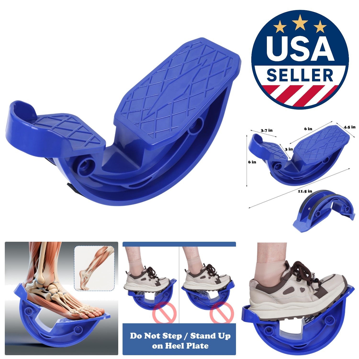 Ergonomic Calf Stretcher for Enhanced Flexibility & Pain Relief – Adult Size