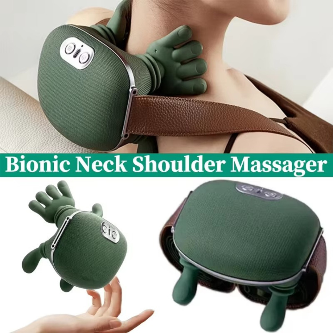 Electric Neck & Shoulder Massager with Heat Shiatsu 4D Kneading Pain Relief