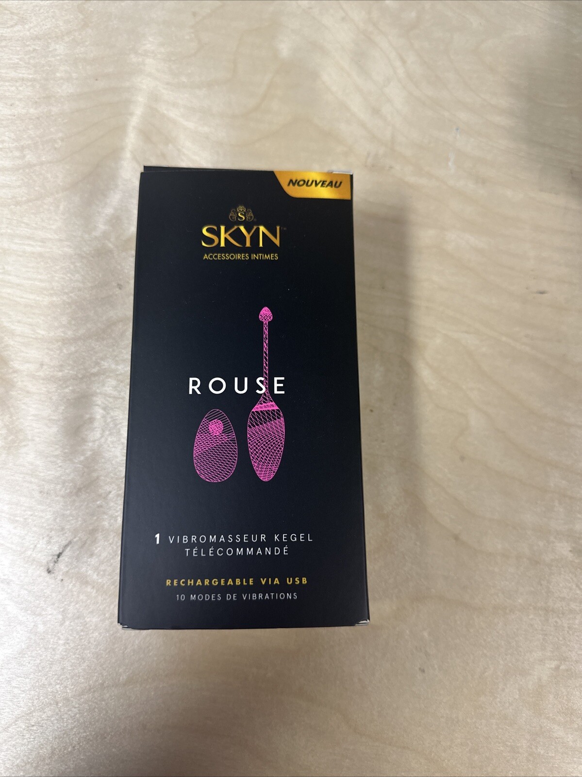 SKYN Rouse Kegel Vibrating Massager, 1 Count – NEW USB Rechargeable 10 modes