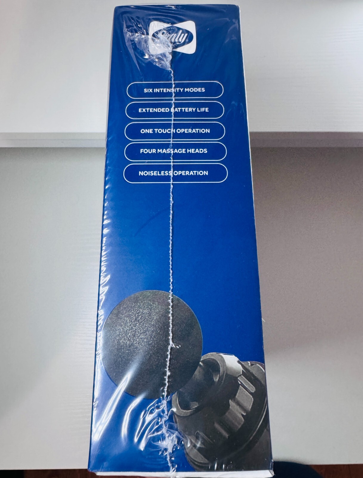 Sealy Ultra Body Massager X 4 Heads Brand New Massage Gun , Rubber Finish