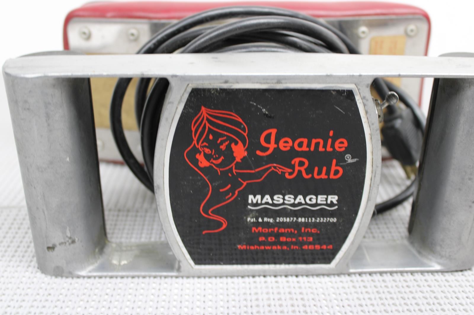 Vintage Jeanie Rub Massager Morpam Model M69-315A Full Body Deep Tissue Vibrator