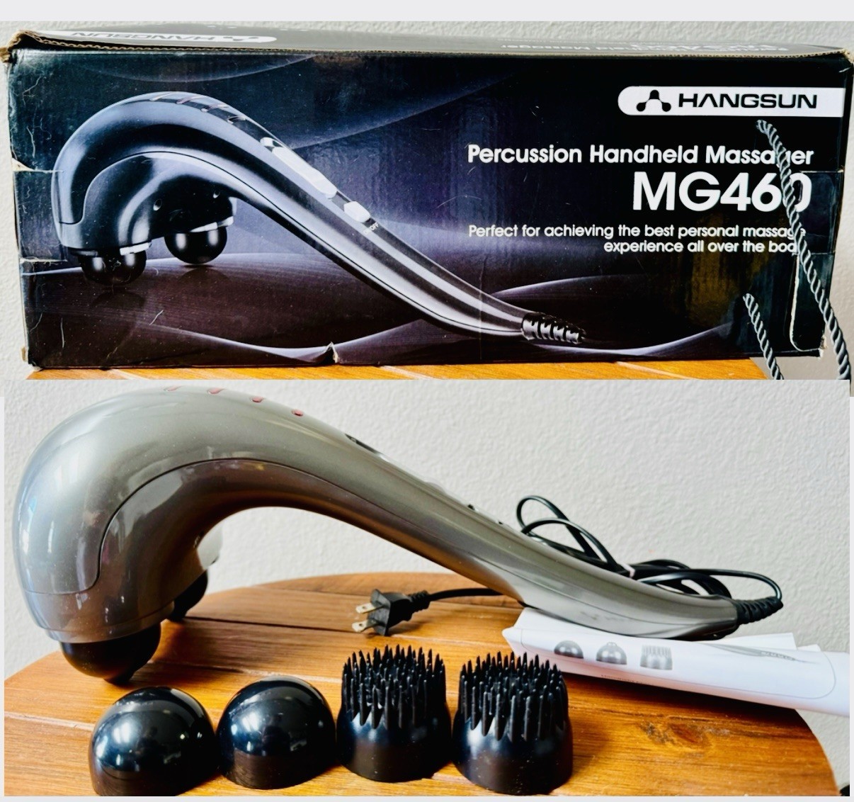 Hangsun Neck Back MG460 Deep Tissue Percussion Handheld Massager Whole Body