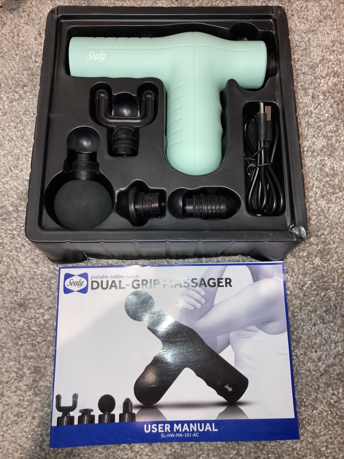 Sealy Dual-Grip Massager