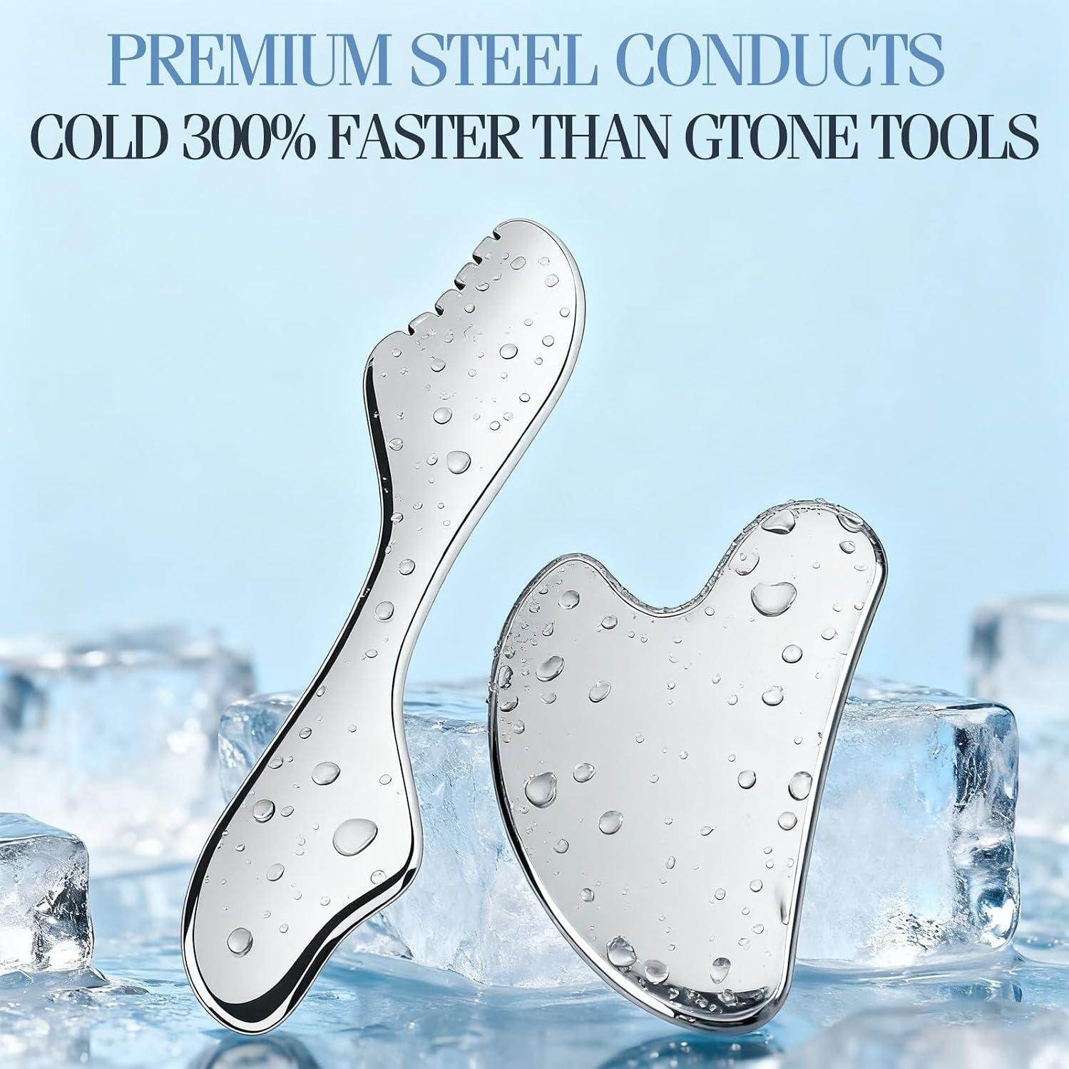 Gua Sha Facial Tools,Guasha Massage Tool for Face&Body, Manual Massage Tool