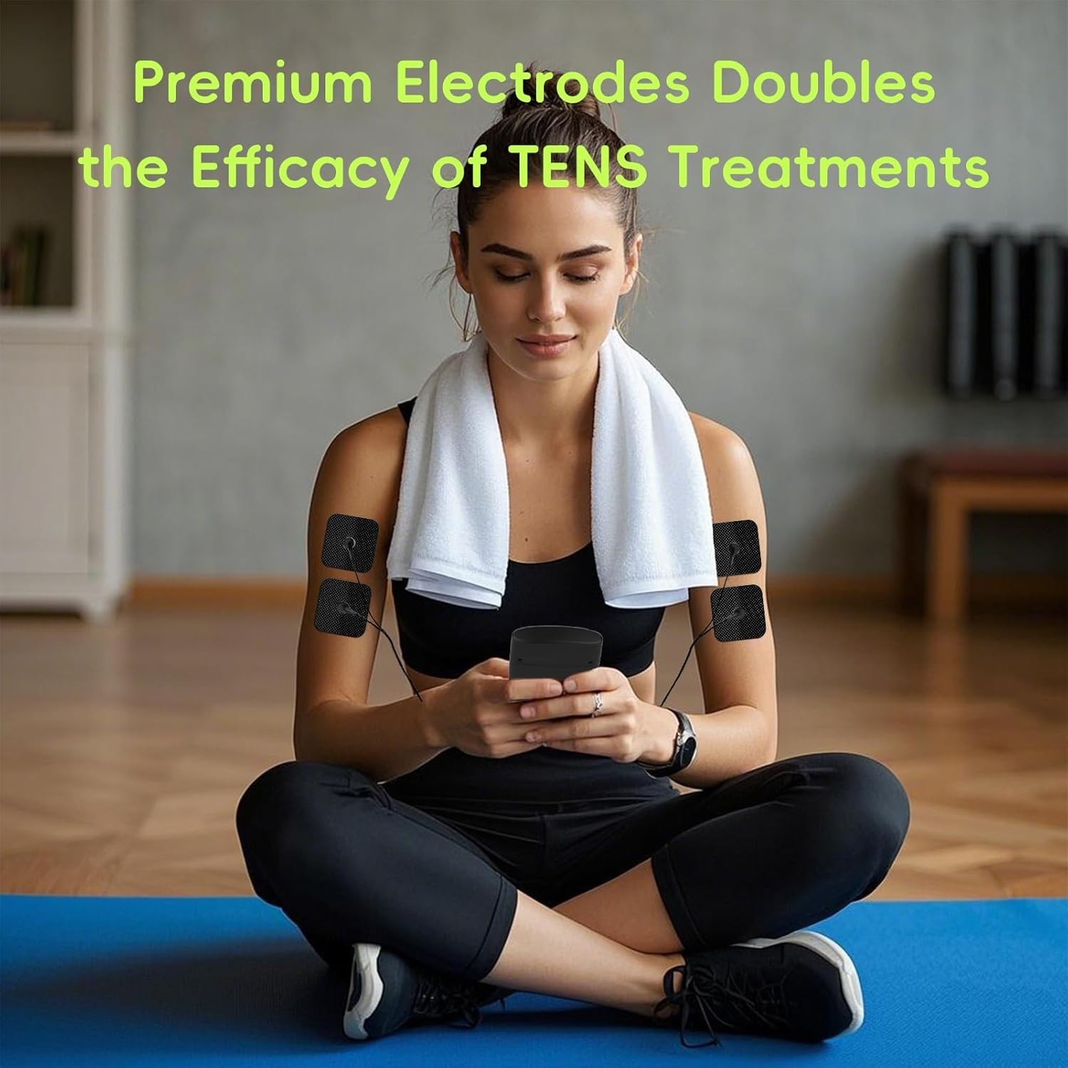 Universal Compatibility TENS Unit Electrode Pads – 20 Pack for Efficient Therapy