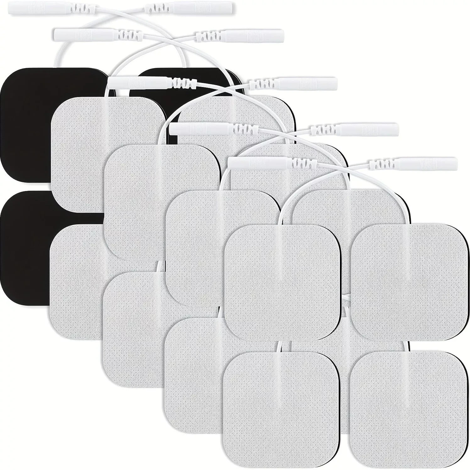 64 Replacement Tens Units ELECTRODE PADS 2 x 2 Inch w/Alcohol prep pads