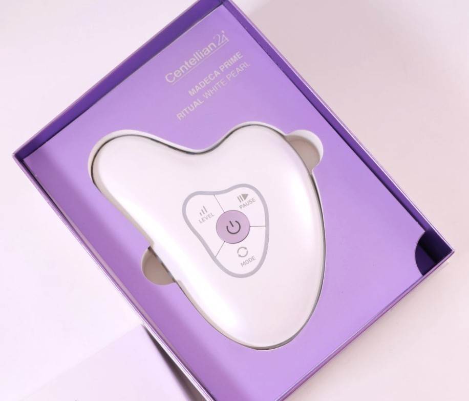 Centellian24 Madeca Prime Ritual White Pearl Facial Body Guasha Massage Device