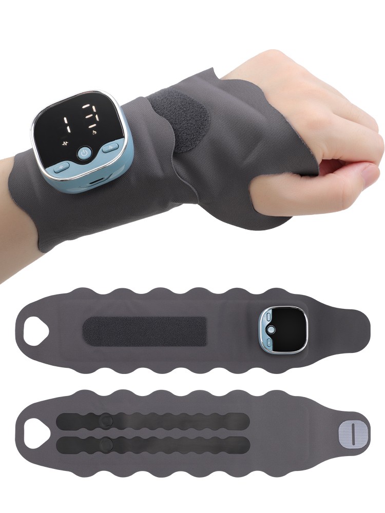 USB Electric Heated Wrist Massager Joint Hot Compression Relaxation Pain Relief