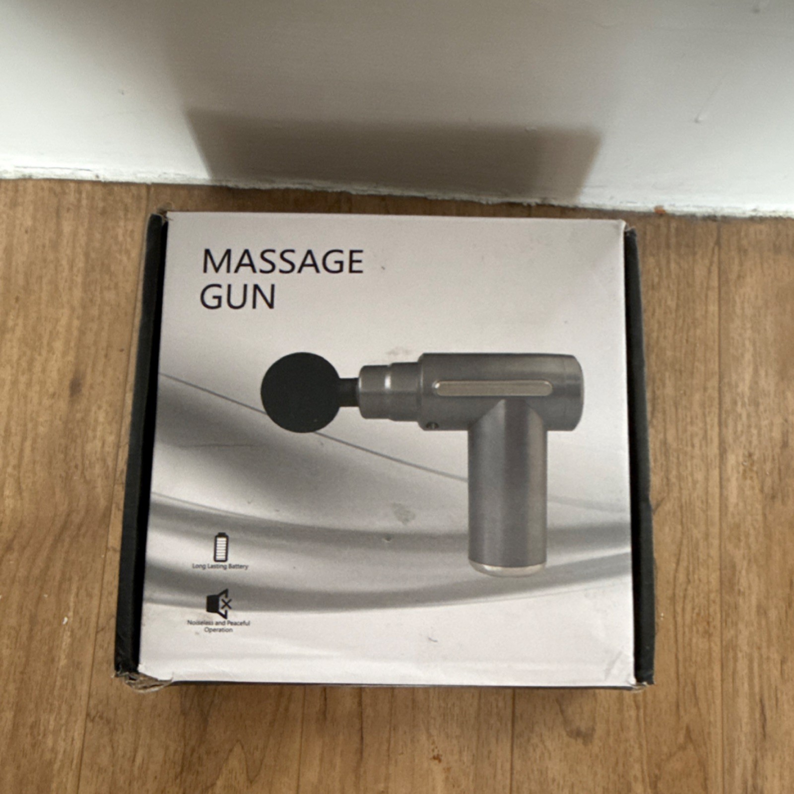 Massage Gun Rechargeable Cordless 4 Heads Percussion ABS Black Gold BX-720