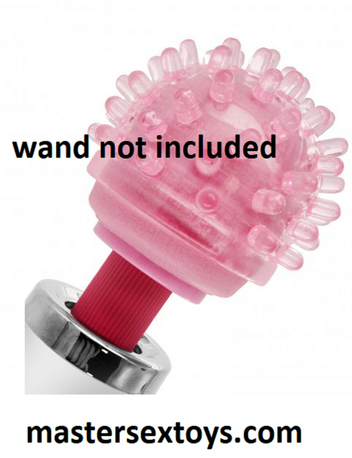 stimU Tip Massage Wand Essentials Attachment Massager Pink Nubs Full Body US Sel