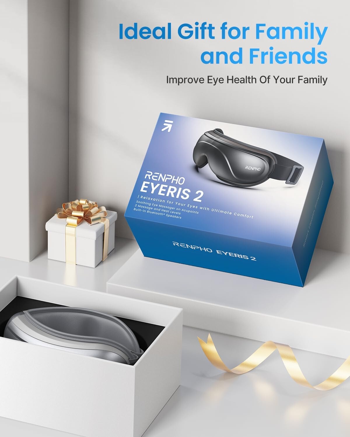 RENPHO Heated Eye Massager for Migraines Relief Eye Strain Dry Eye Gift for Mom