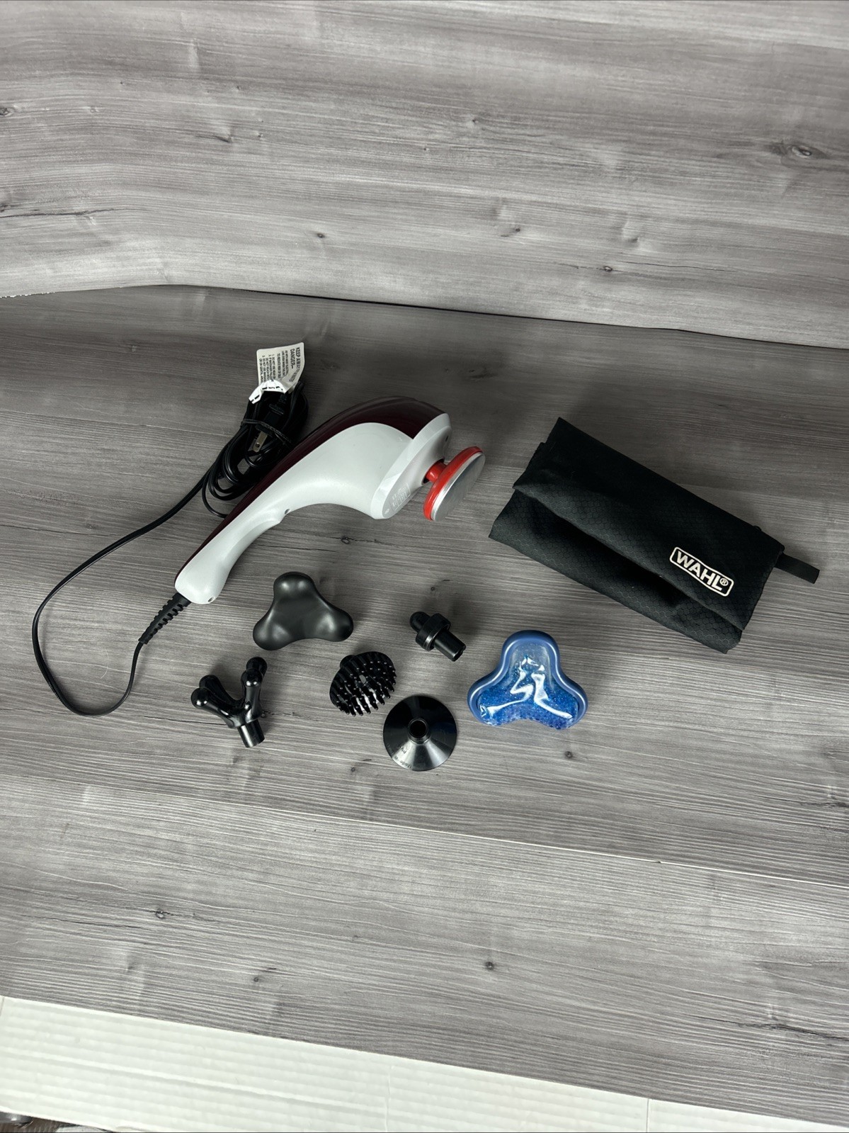 Wahl Hot Cold Deluxe Heat Therapy Electric Corded Massager W/ Attachments 4295a