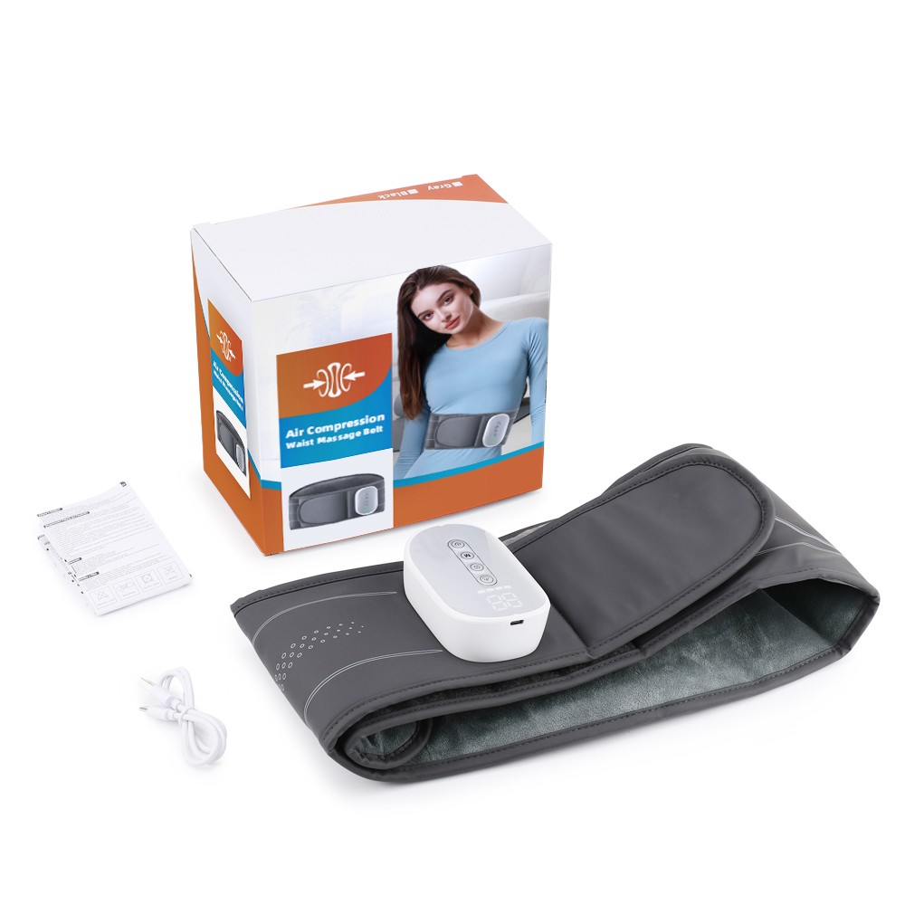 Airbag Compression Waist Massage Belt Lumbar Support for Lower Back Pain Relief