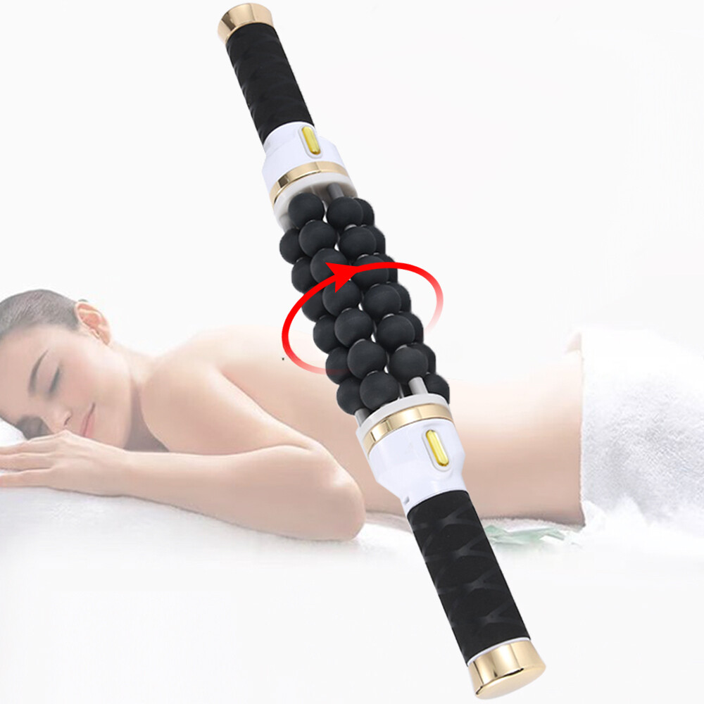 12V 40W Neck Cervical Spine Massager Handheld 360 Rotation Massage Roller