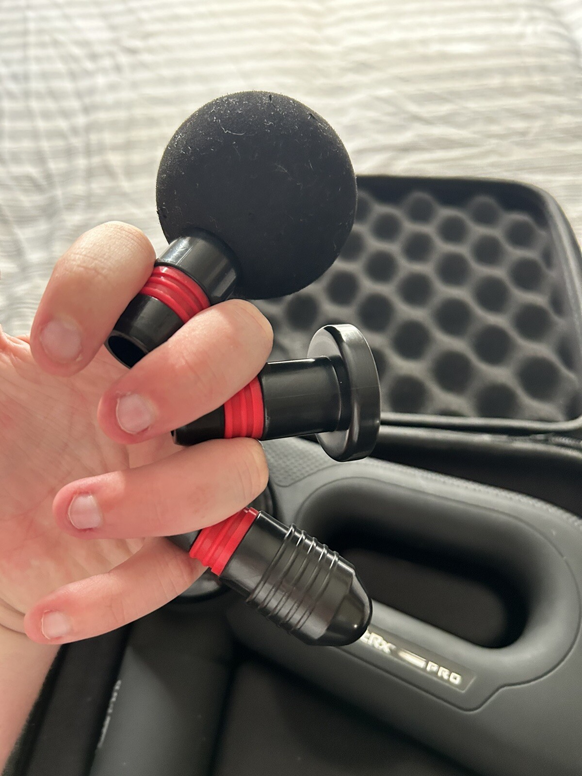 fitrx pro massage gun with carry case