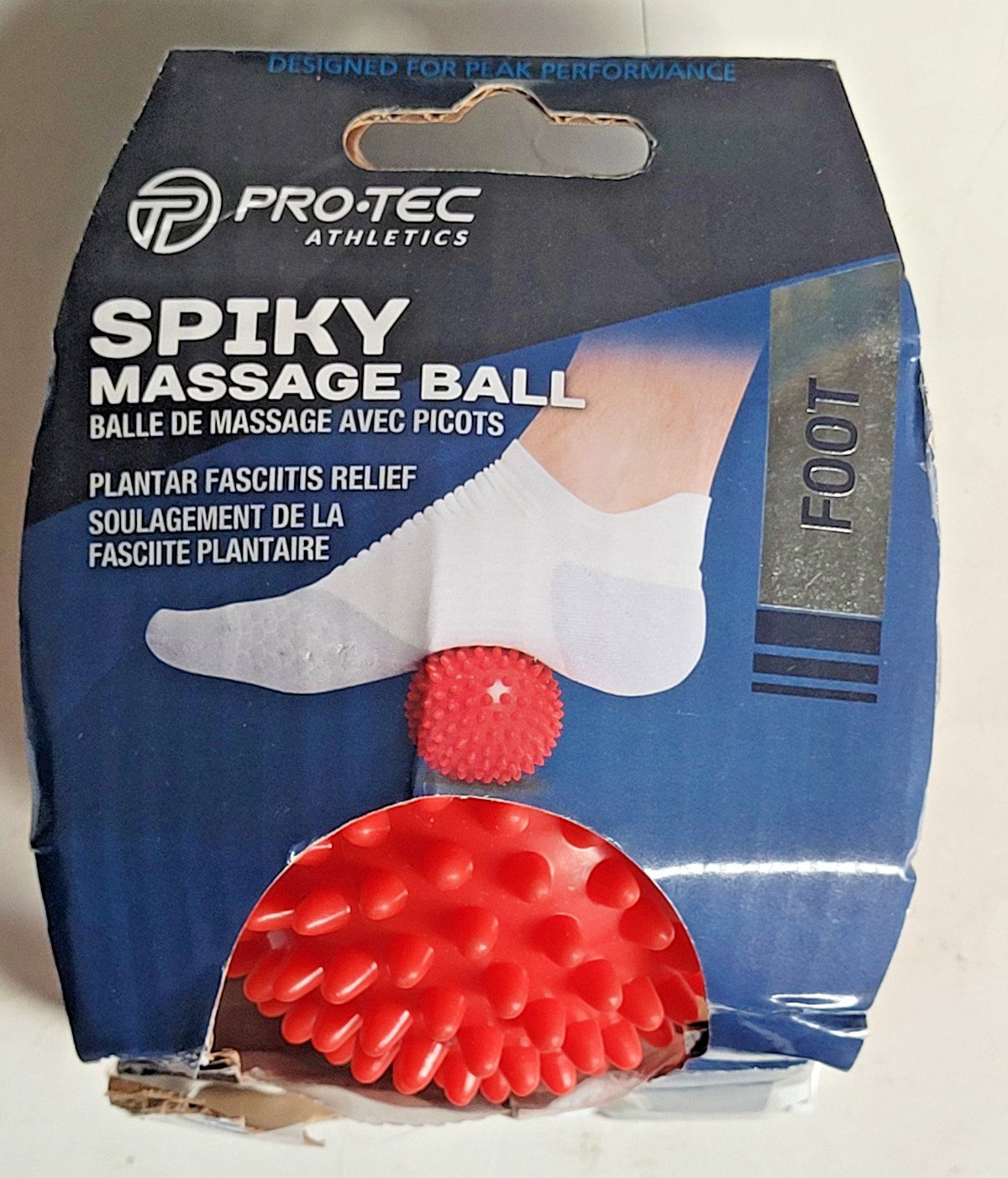PRO-TEC ATHLETICS Spiky Massage Ball for Plantar Fasciitis