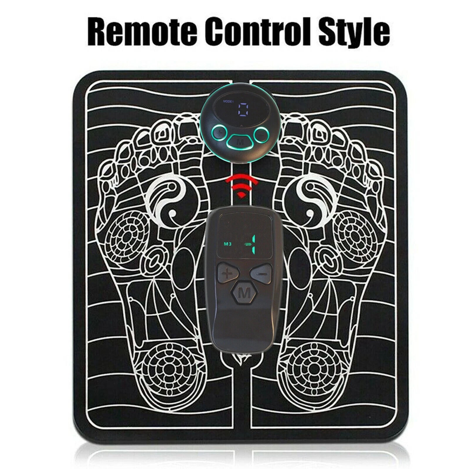 19 Level EMS Electric Foot Massager Pad Muscle Stimulator Blood Circulation Mat