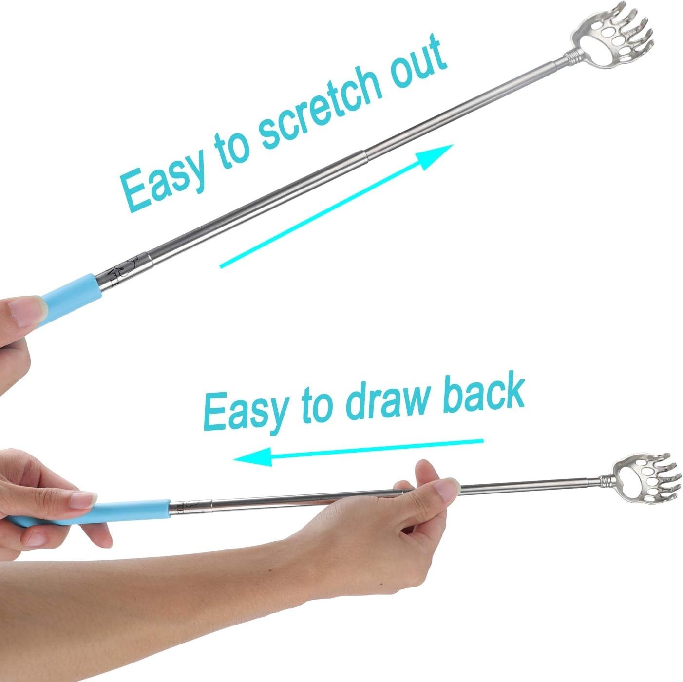 Stainless Steel Bear Claw Back Scratcher – Perfect for Stress Relief Gifts