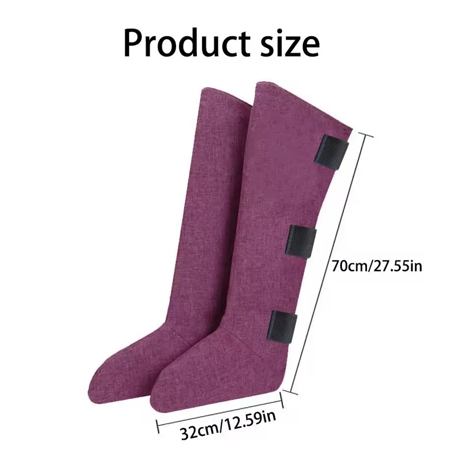 Electric Leg Warmer Heated Boots Warming Heating Slipper Sock Herbal Inner Liner