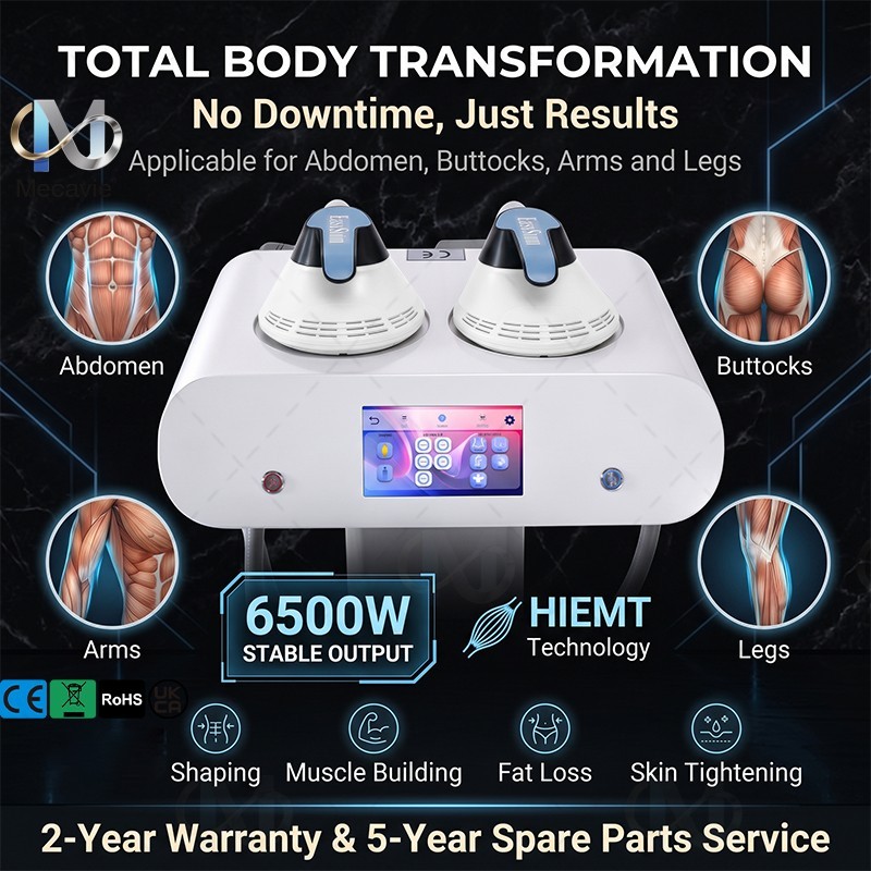 6500W HIEMT Machine Muscle Building Fat Reduction Butt Lifting Salon Equipment
