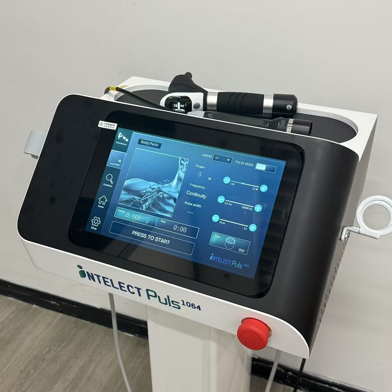 ESWT Shockwave High Power Laser 1064nm Physio Therapy for Pain Relief Machine