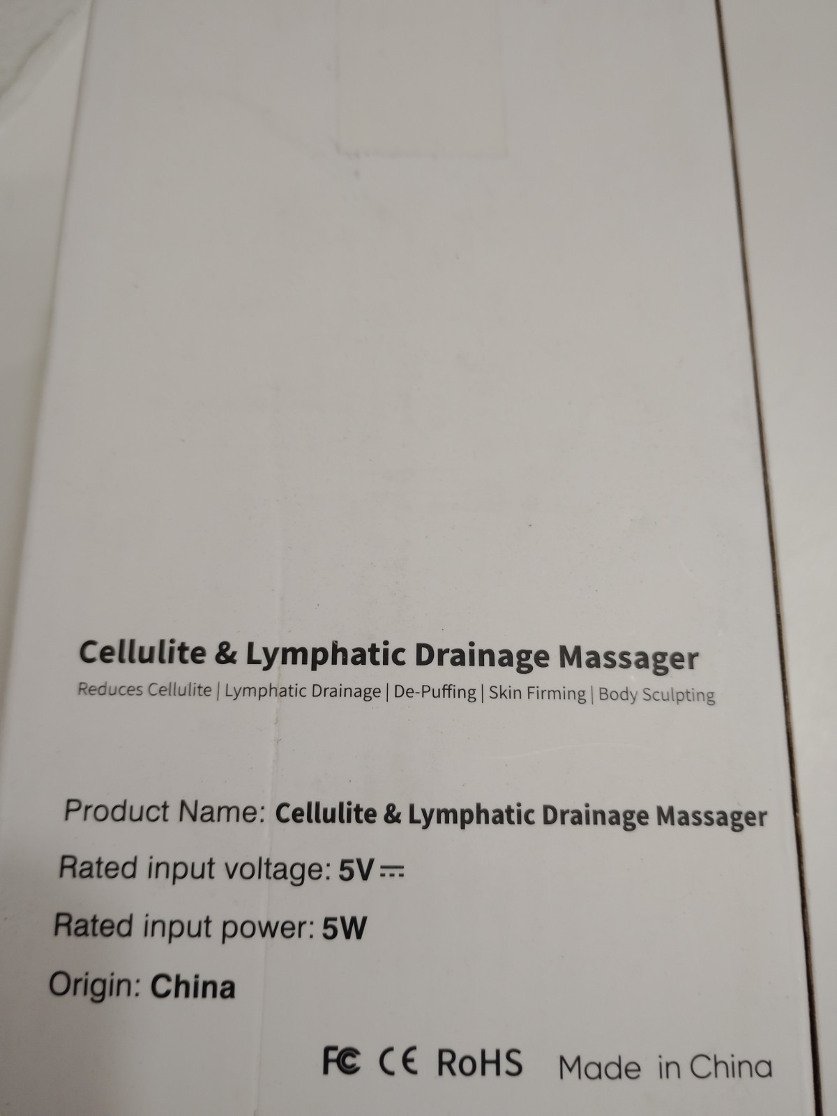 Anti-Cellulite Massager 18 Heads Vibration Heat Microcurrent Red Light
