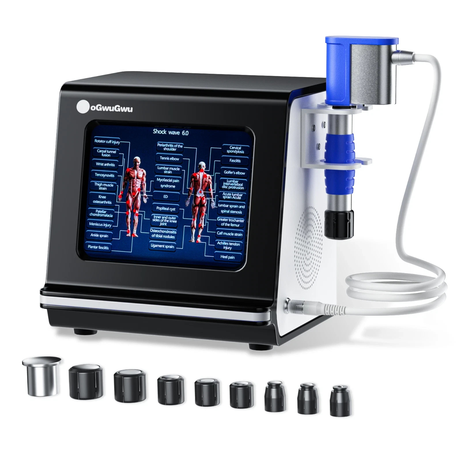 2026 New Focused Shockwave Therapy Machine for Muscle Pain Relief , 10 Bar