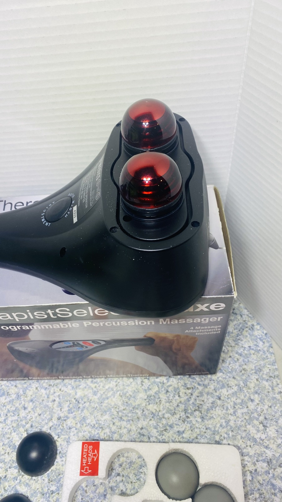 Homedics Therapist Select Deluxe Electronic Percussion Massager w heat