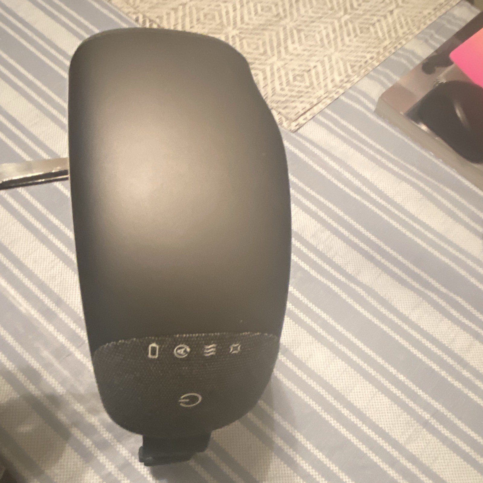 Ezencon EM-26C Rechargeable,Foldable,Eye Massager Heat Vibration Gray/Black