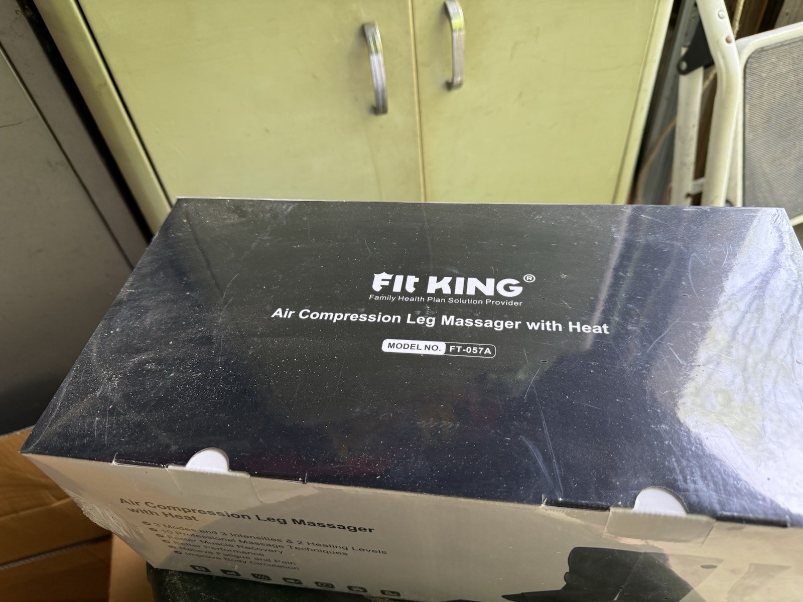 Fit King Air Compression Heated Leg Massager Legs Feet Calves FT-057A