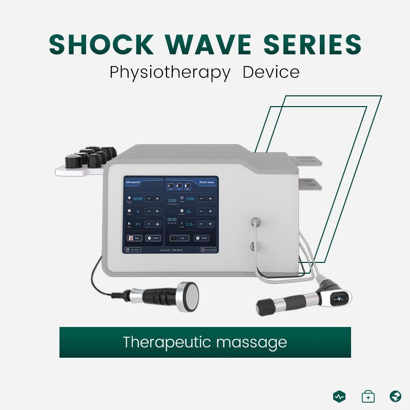 2IN1 ESWT Pneumatic 10bar Shockwave Therapy Machine Muscle Pain Relief Massage