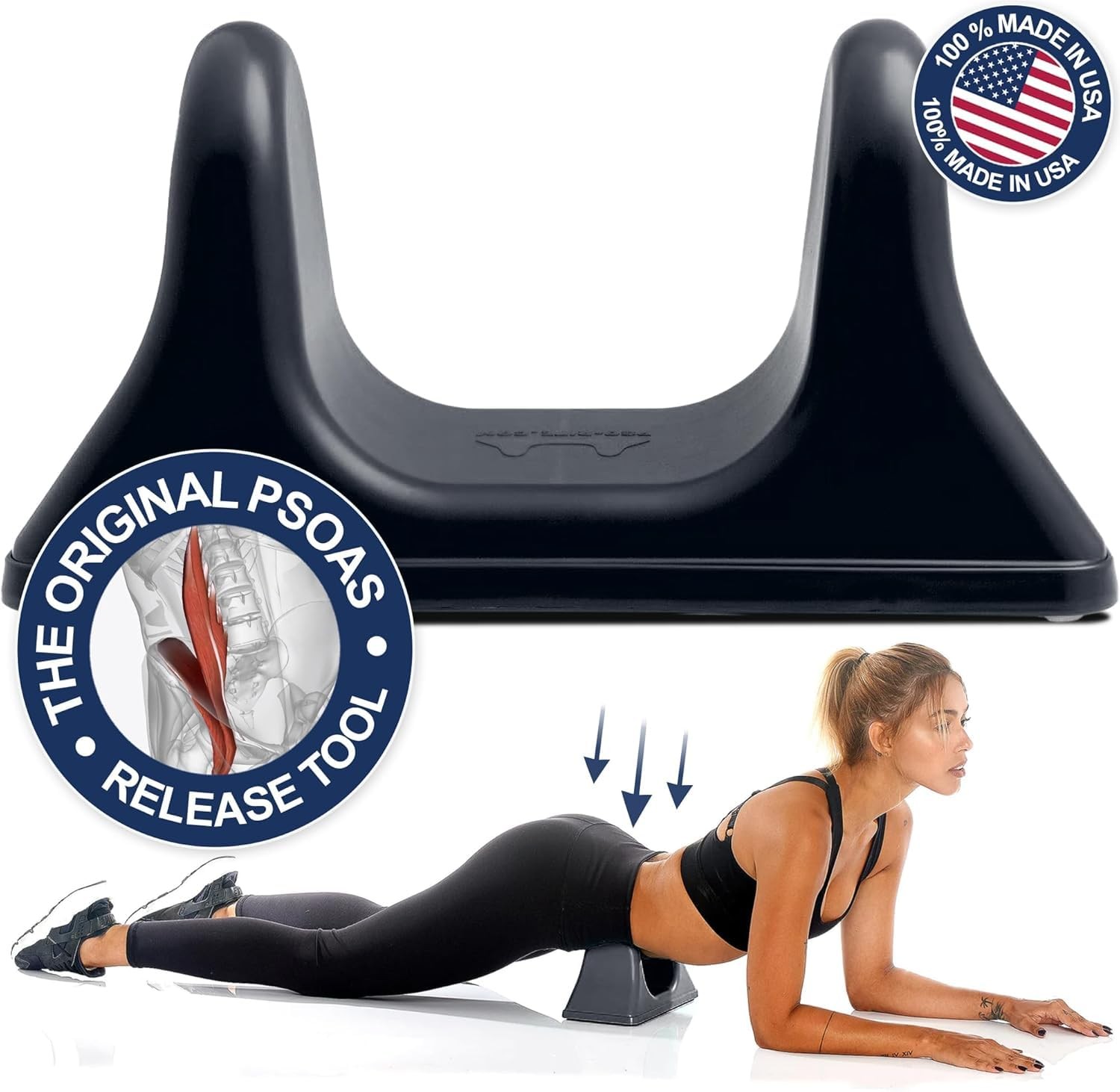PSO-RITE Psoas Muscle Release Tool Made in USA Deep Tissue Massage Device