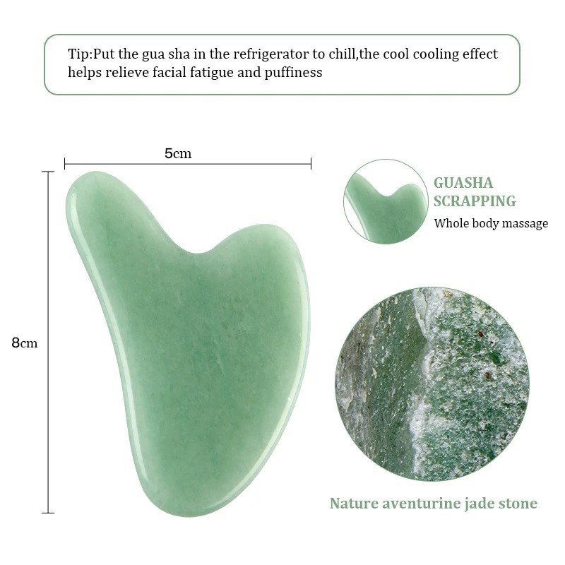 Jade Gua Sha Tool Face Body Massage Skin Care Lifting Scraping Guasha Tool