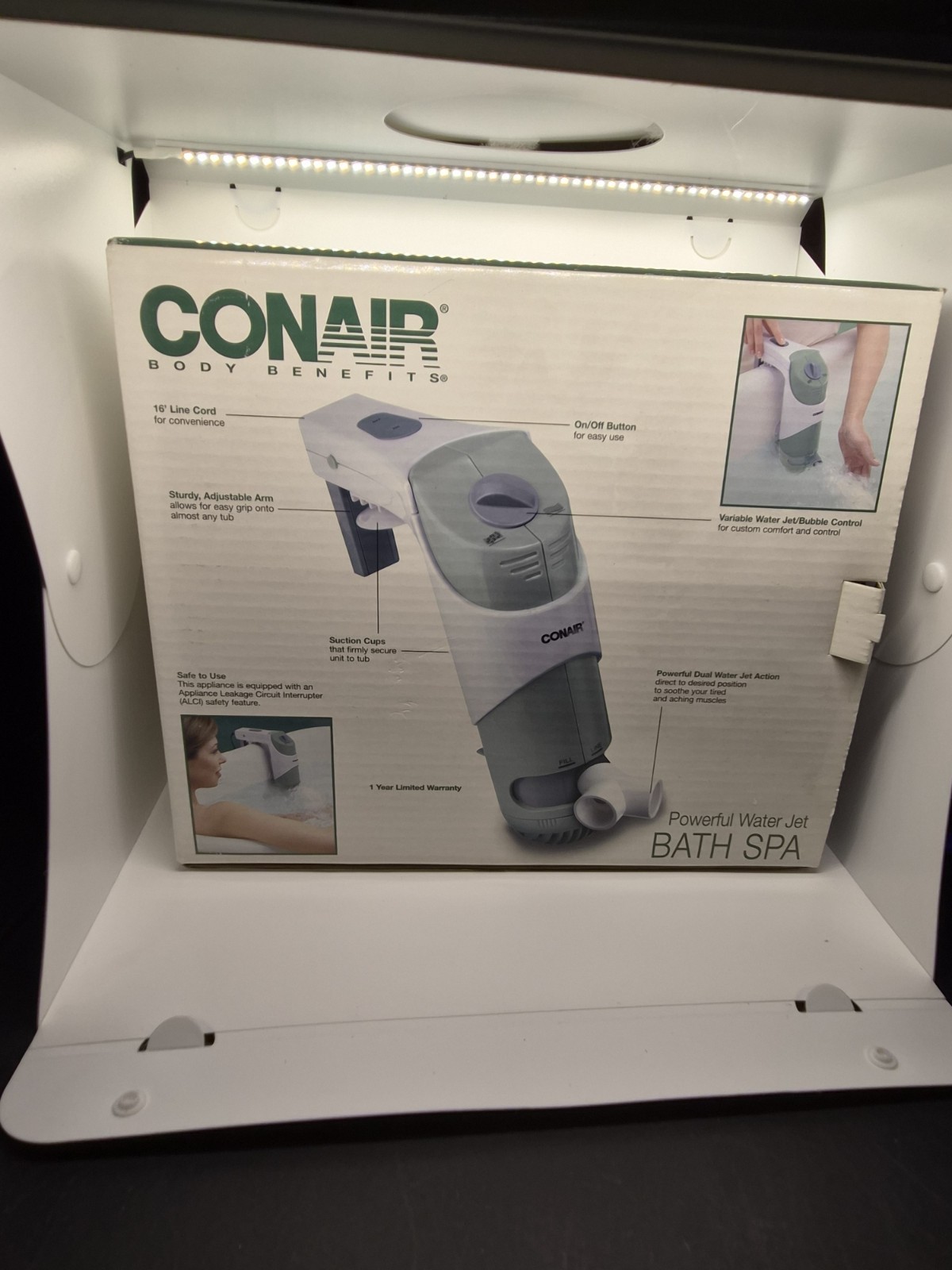 Conair Body Benefits Hydro Bath Spa BTS1sed Dual Hydro Jet Action W/ HOSE