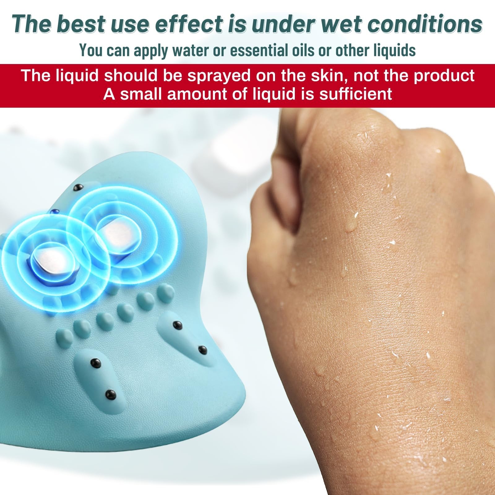 Electric Neck Massager with Heat, 3 Modes Cervical Traction Pillow for Pain Reli